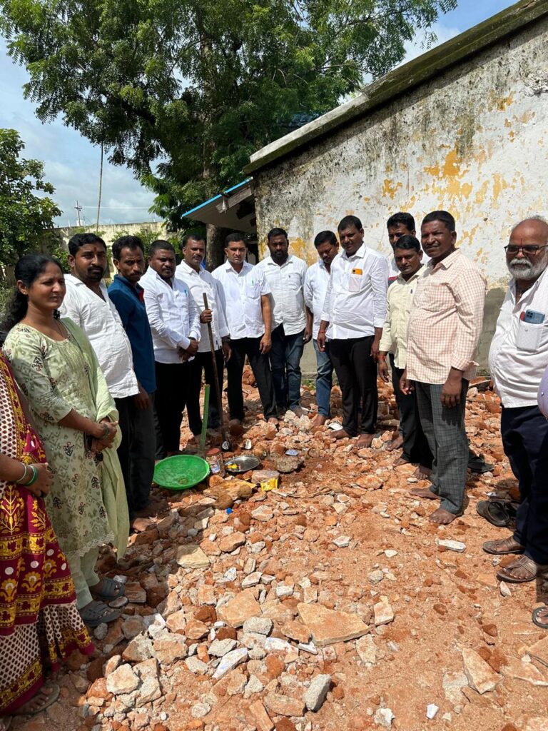 Science lab works started in Donkal village