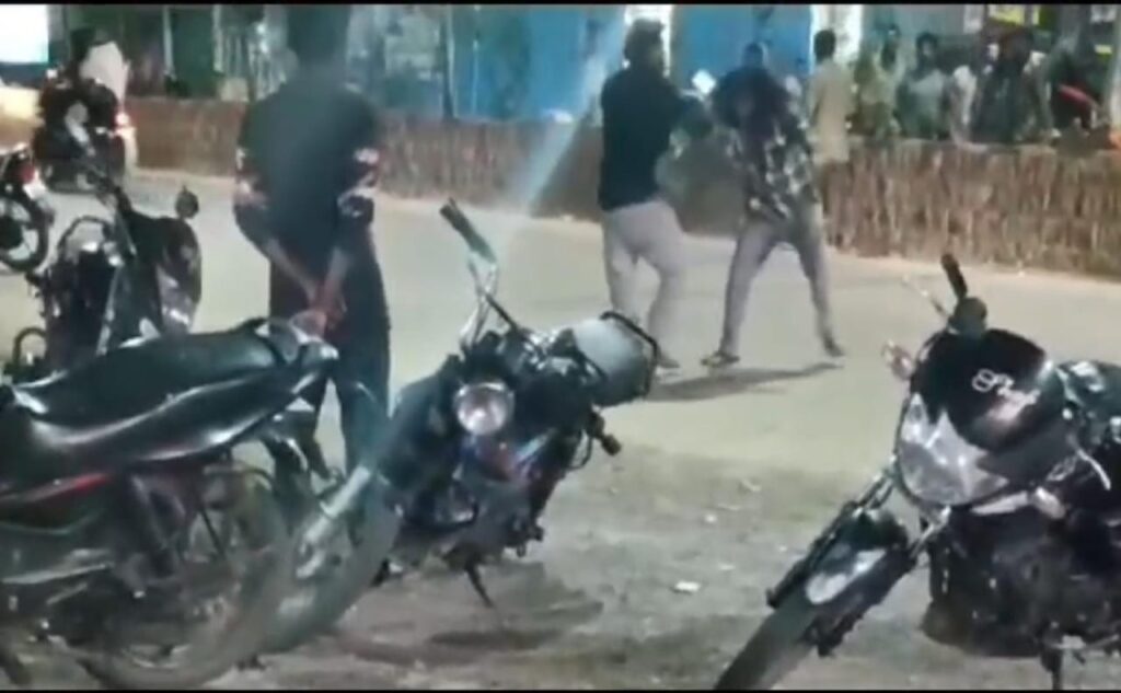 A stabbing incident in Bansuwada