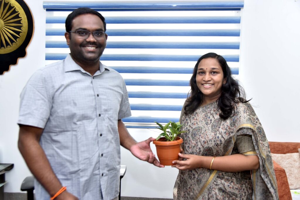 Bodhan and Bansuwada sub-collectors who met the collector