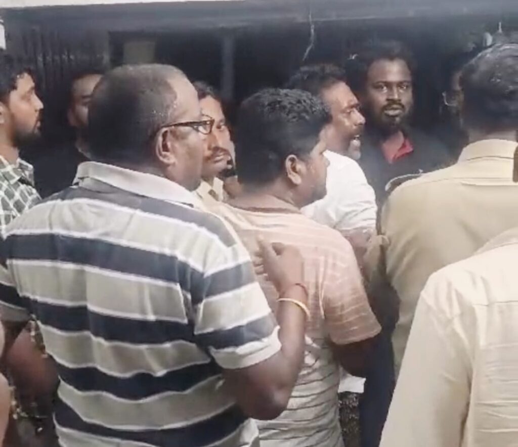 
Srinivas Reddy sectarian attack on Ravinder Reddy sect person